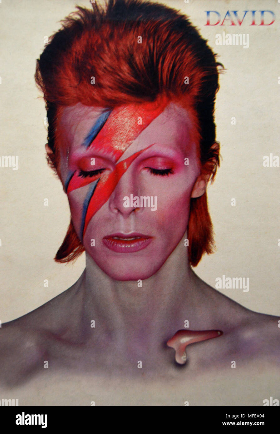 David Bowie Aladdin Sane Pochette couvercle en RCA Records Photo Stock -  Alamy