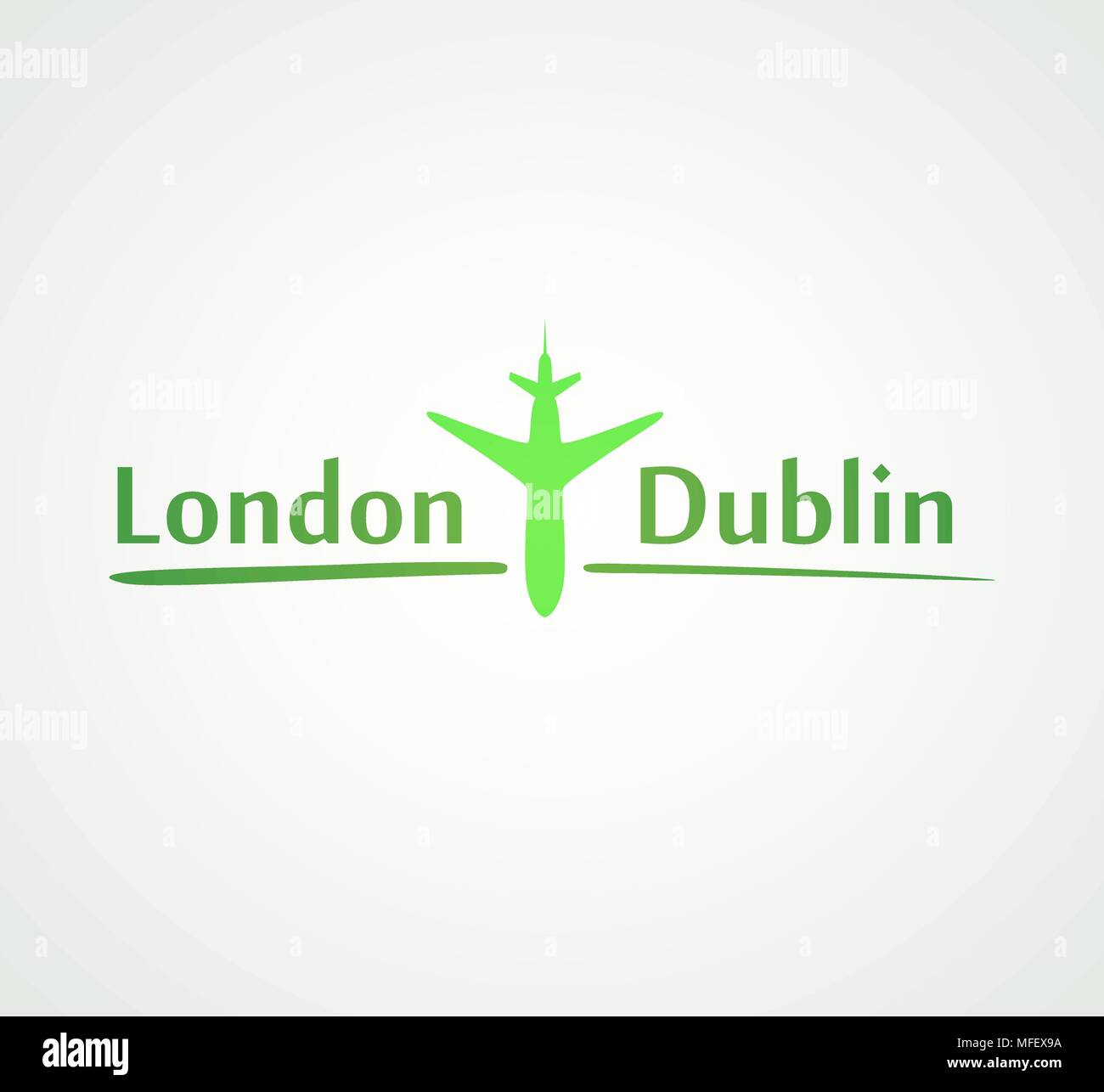 Londres - Dublin Illustration de Vecteur