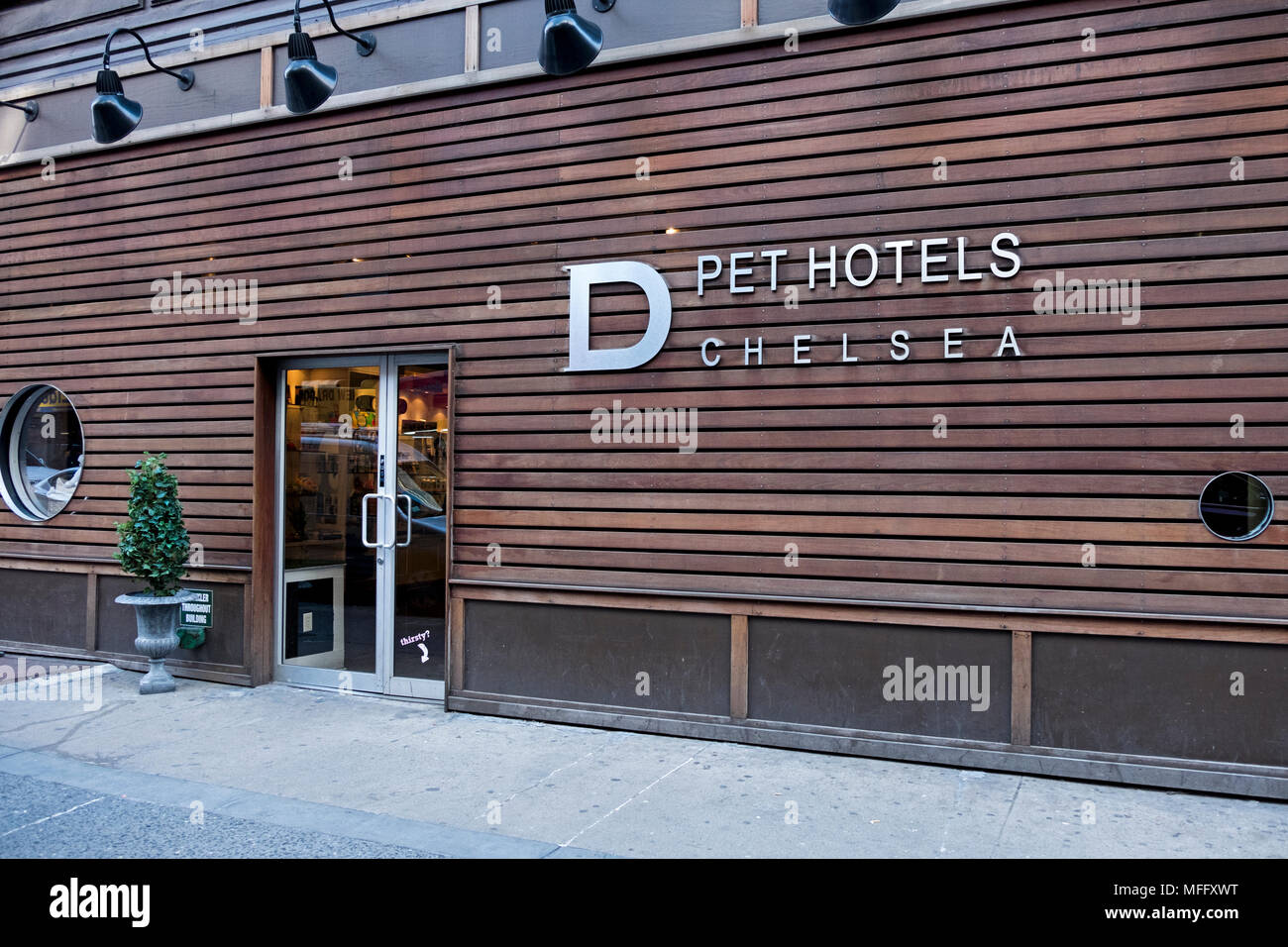 L'extérieur de l'animal d'hôtels sur West 27th Street dans le quartier de Chelsea de Manhattan, New York City. Banque D'Images