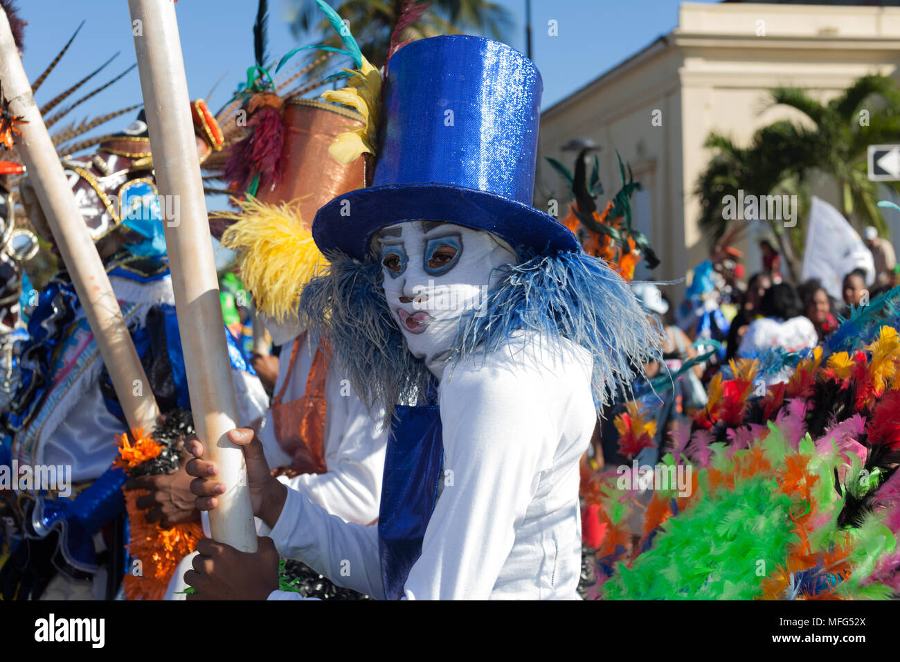 Défilé de carnaval en République Dominicaine Banque D'Images