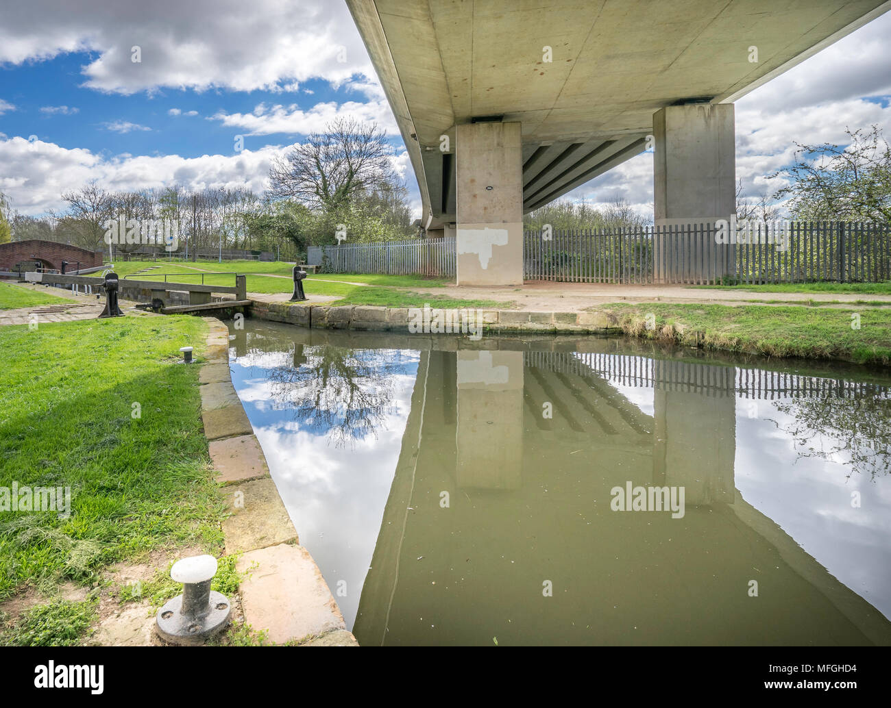 Le canal Chesterfield Banque D'Images