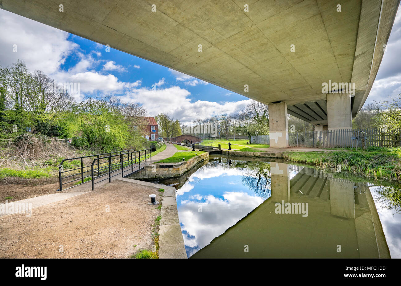 Le canal Chesterfield Banque D'Images