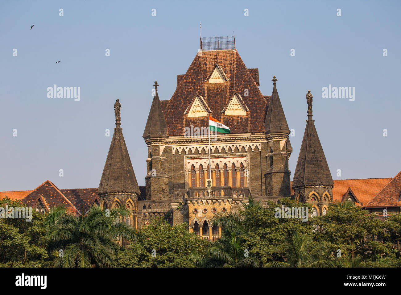 Oval Maidan et Bombay High Court, Fort, Mumbai, Maharashtra, Inde, Asie Banque D'Images