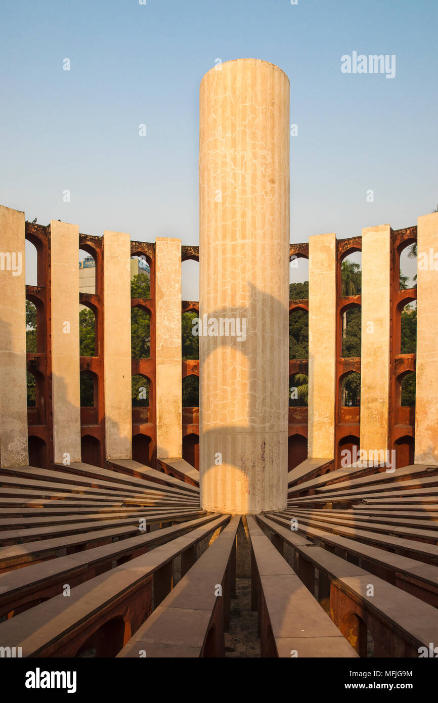 L'observatoire Jantar Mantar, New Delhi, Delhi, Inde, Asie Banque D'Images