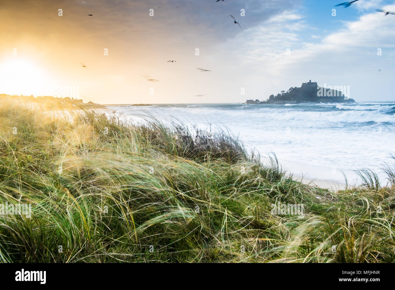 St Michael's Mount, Marazion, Cornwall, Angleterre, Royaume-Uni, Europe Banque D'Images