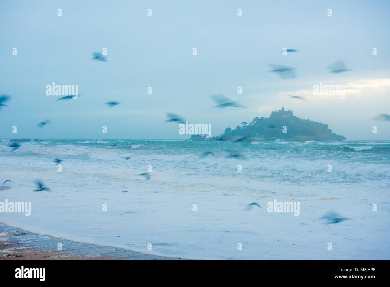 St Michael's Mount, Marazion, Cornwall, Angleterre, Royaume-Uni, Europe Banque D'Images