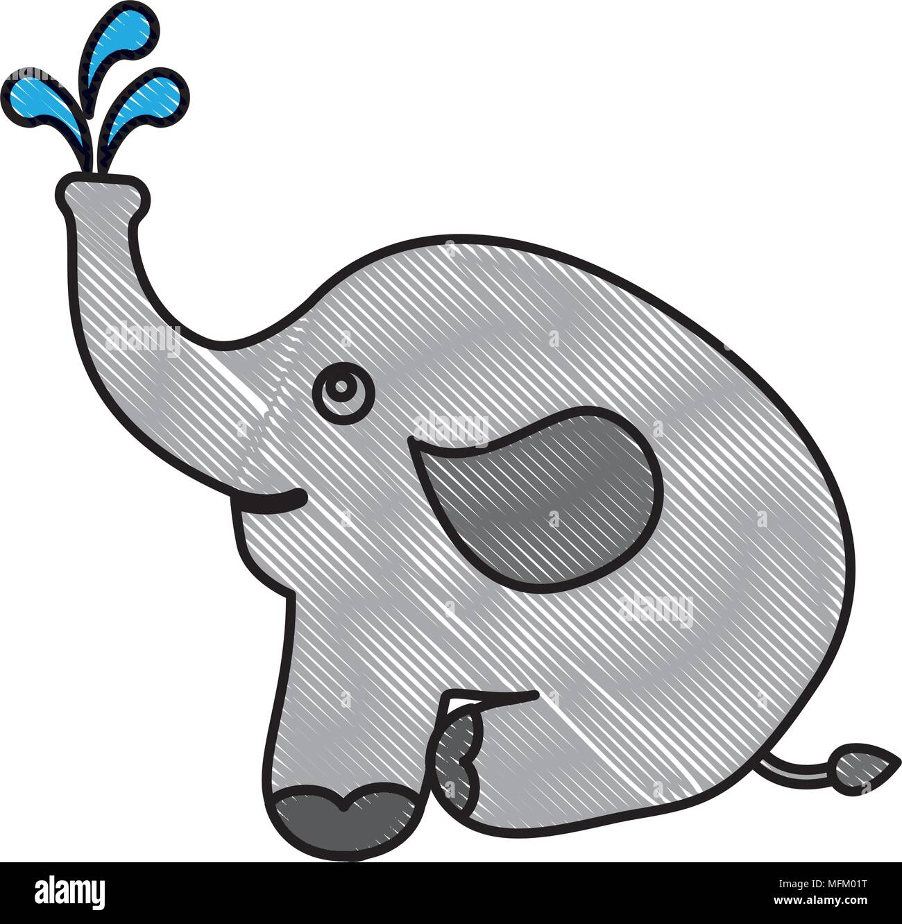 Mignon Bebe Elephant Animal Assis Image Vectorielle Stock Alamy Mignon Bebe Elephant Animal Assis Image Vectorielle Stock Alamy