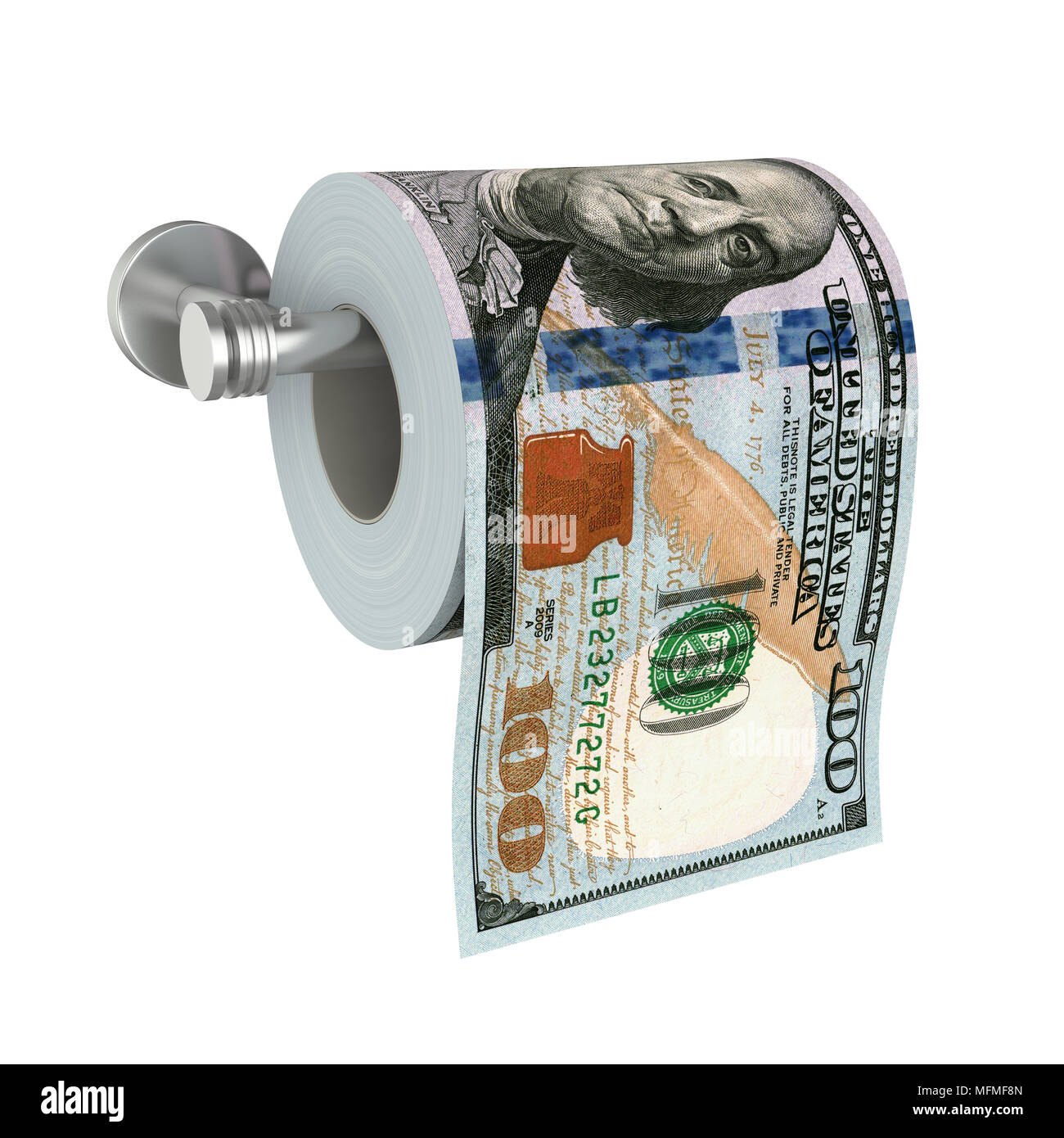 Papier toilette imprimé US Races Ars, tissu, billet de cent dollars,  nouveauté américaine, 100 TP $, bâillon en rouleau d'argent, cadeau  amusant, nouveau - AliExpress