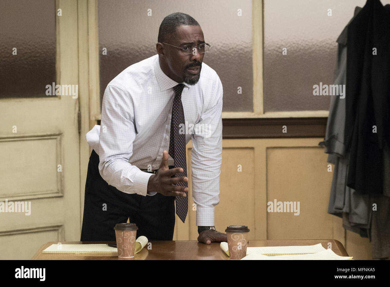 Molly's Game USA / Chine Réalisateur : Aaron Sorkin Idris Elba, Jessica Chastain Banque D'Images