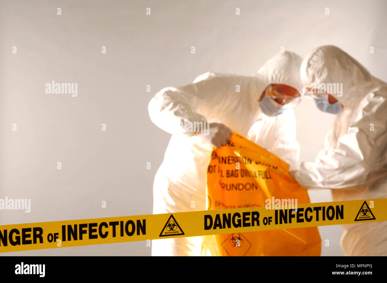 Danger d'infection Ref : crédit obligatoire : Banque D'Images