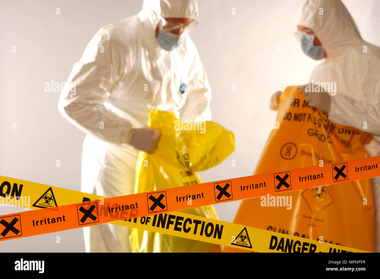 Danger d'infection/Irritant Ref : crédit obligatoire : Banque D'Images