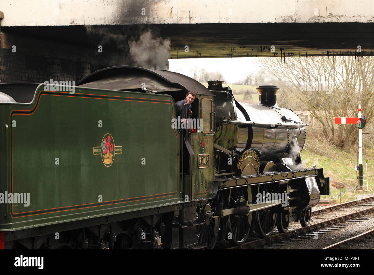 Gloucestershire Warwickshire et Steam Railway collection. Banque D'Images