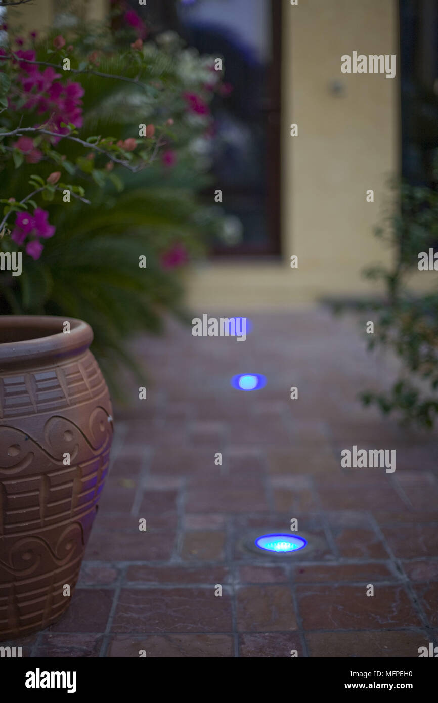 Pulvérisation raccord robinet moderne Banque D'Images