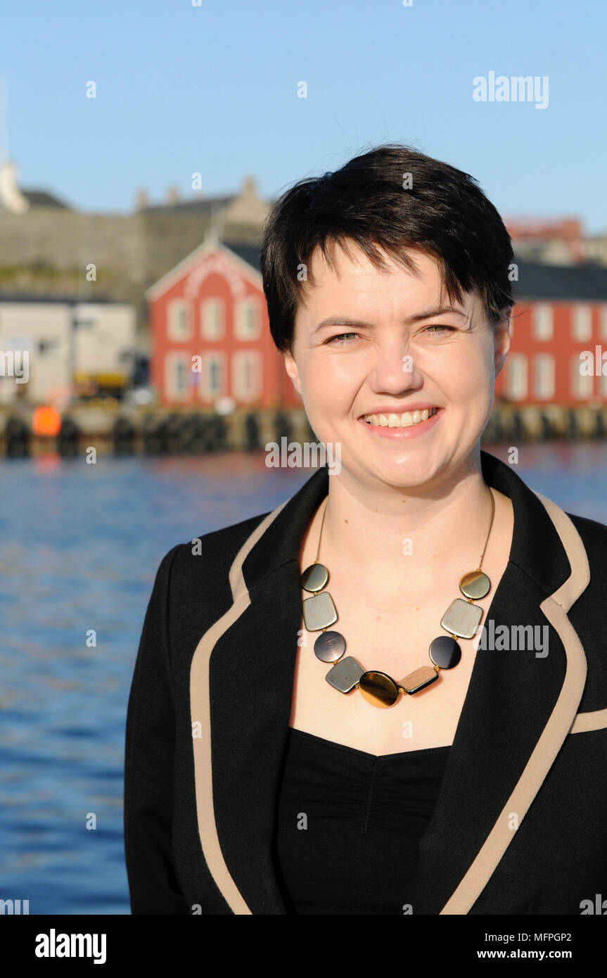 Ruth Davidson leader conservateur écossais parlement écossais Banque D'Images