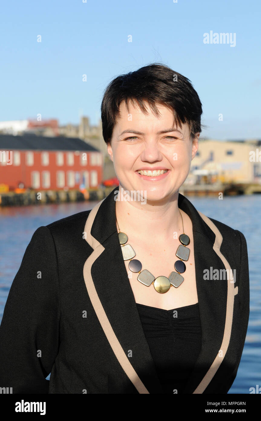Ruth Davidson leader conservateur écossais parlement écossais Banque D'Images
