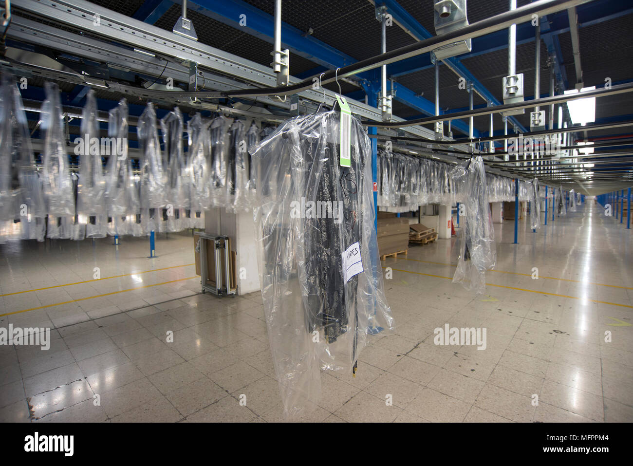 Usine d'Inditex à Arteixo, Espagne Banque D'Images