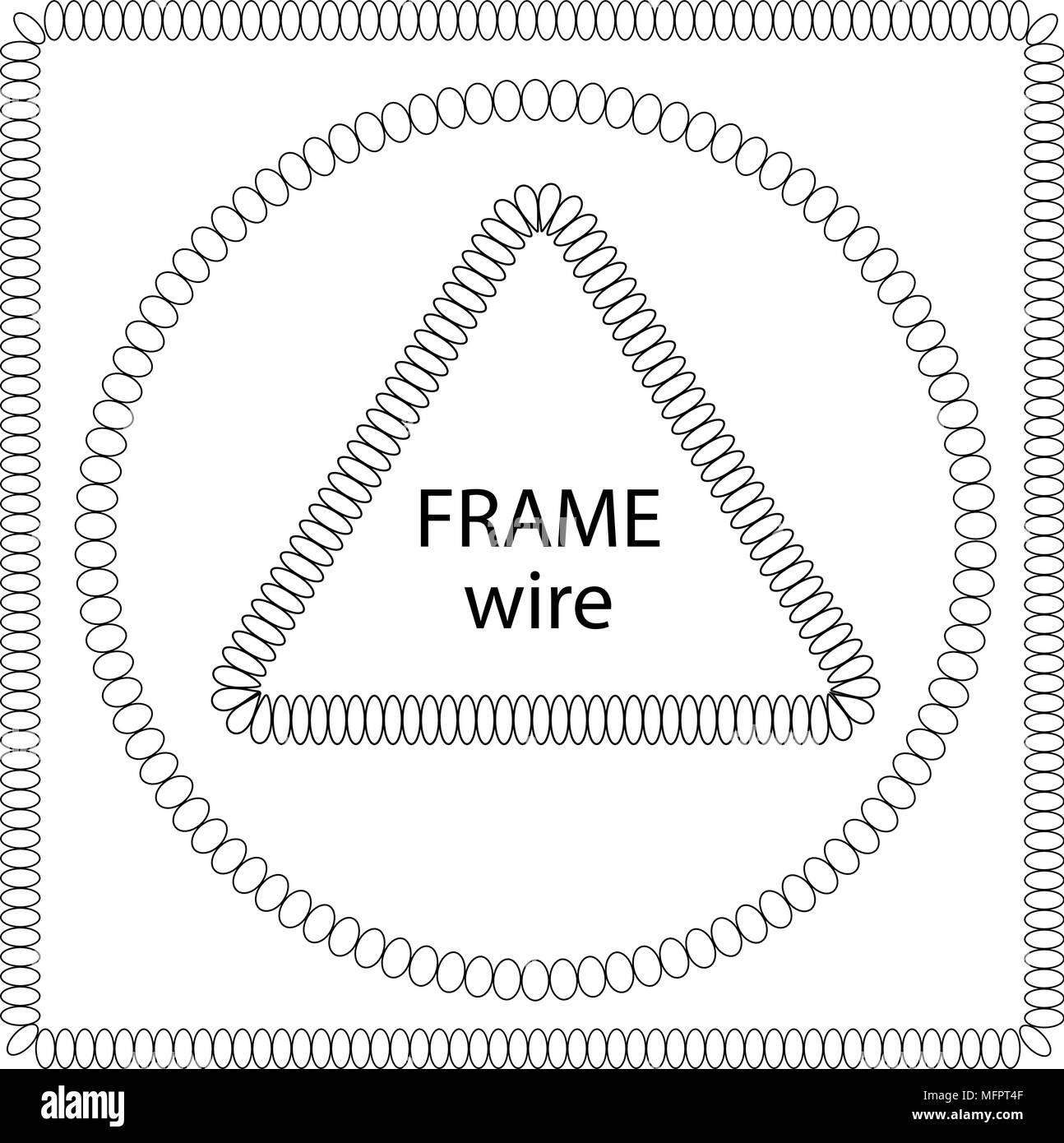 Définir des images noires Illustration de Vecteur