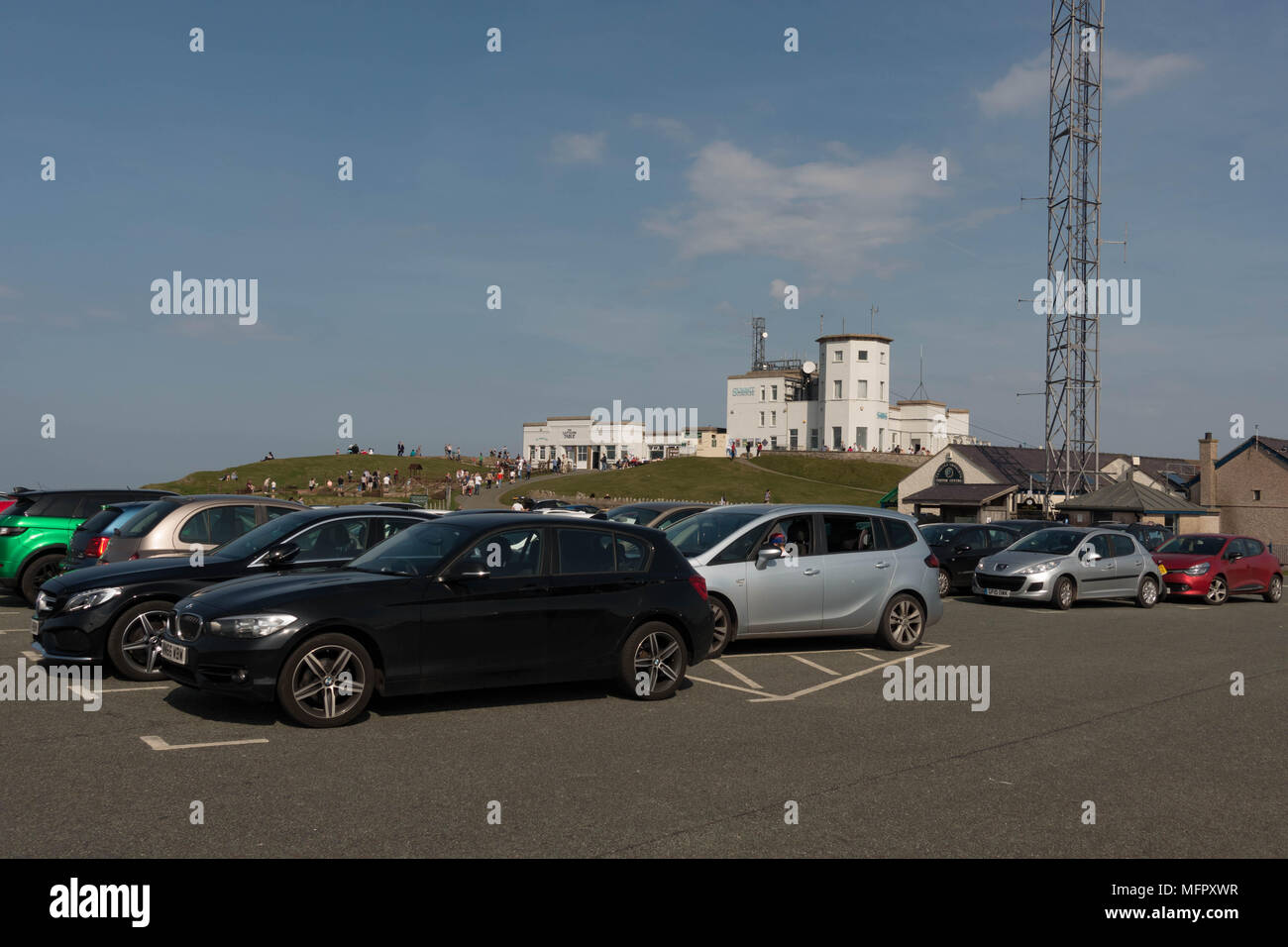 Le Sommet complexe. Le grand orme. Conwy. Le Pays de Galles. Banque D'Images