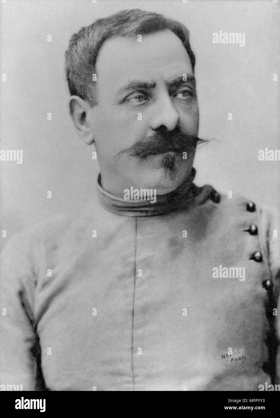 Portrait d'Arsène Vigeant ( 1844 - 1916 ) Français athletic - photographie par Paul Nadar ( 1856 - 1939 ) Banque D'Images