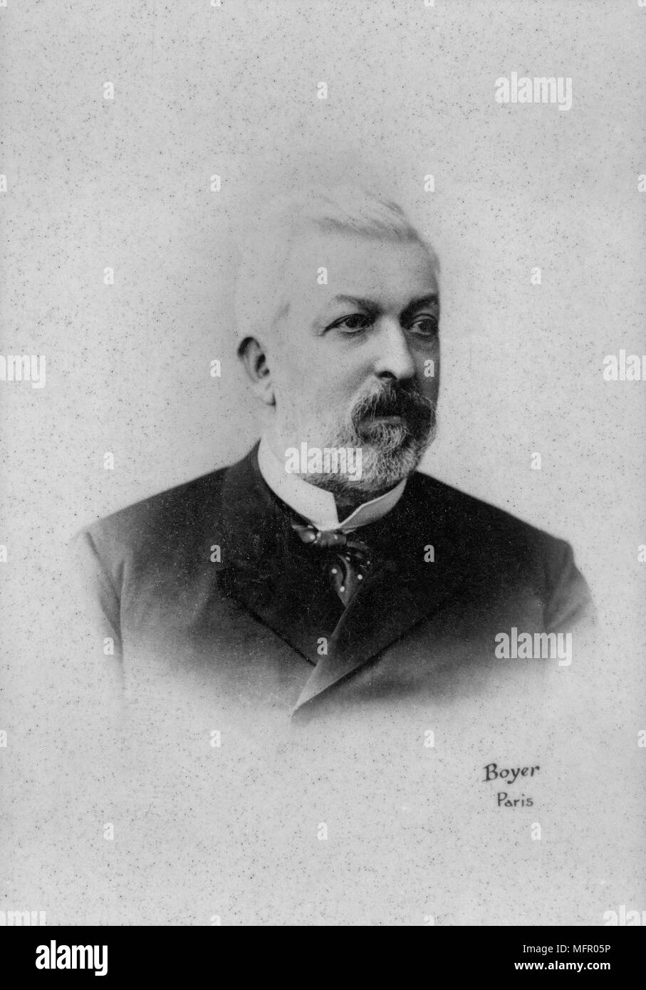Portrait d'Ernest Constans ( 1833 - 1913 ) , ministre adjoint , gouverneur général de l'indochine ( 1887 - 1888 ) - photographie par Jacques Boyer Banque D'Images