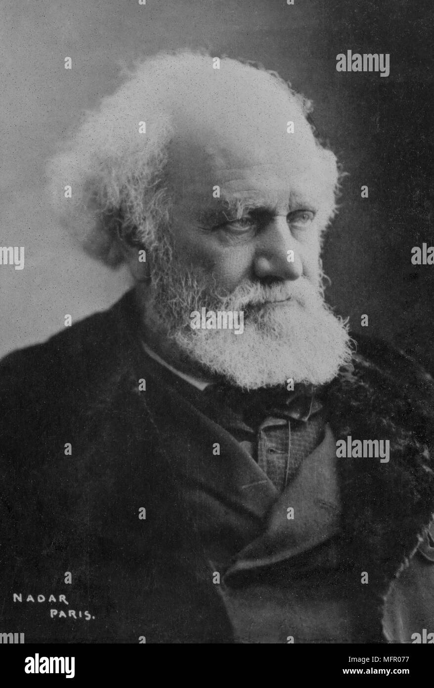 Portrait de Pierre Janssen ( 1824 - 1907 ) astronome - photographie par Paul Nadar ( 1856 - 1939 ) Banque D'Images