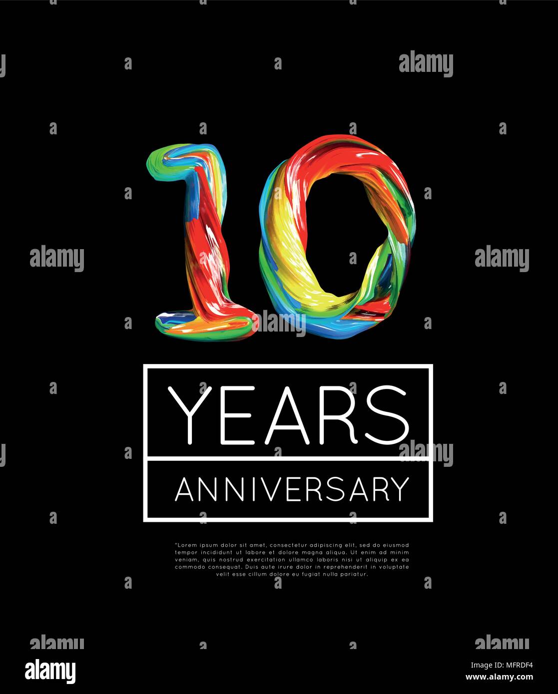 10e Anniversaire Felicitations Pour Une Societe Ou Une Personne Sur Fond Noir Image Vectorielle Stock Alamy 10e Anniversaire Felicitations Pour Une Societe Ou Une Personne Sur Fond Noir Image Vectorielle Stock Alamy