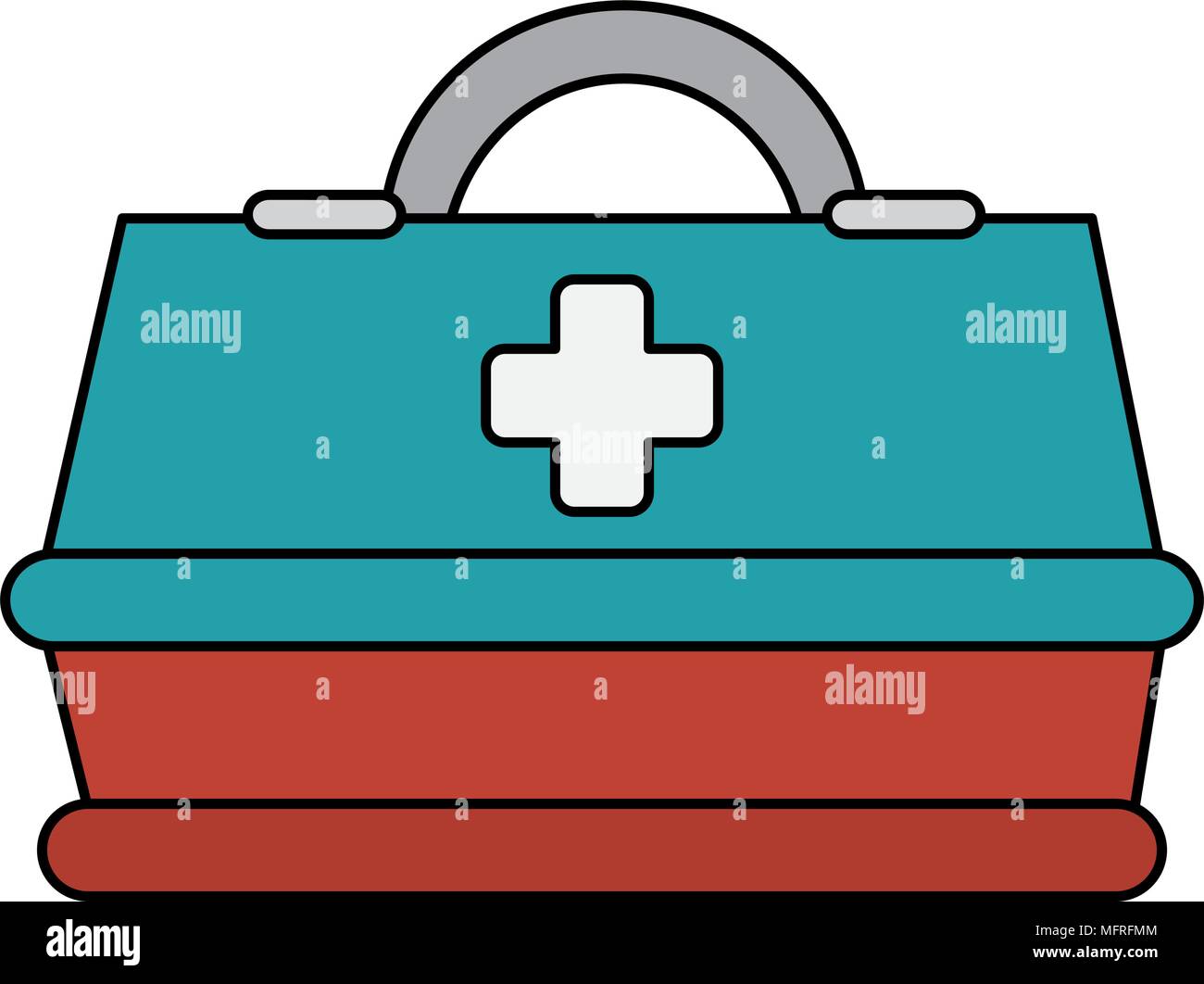 Boîte médicale vecteur icône isolé illustration design Illustration de Vecteur