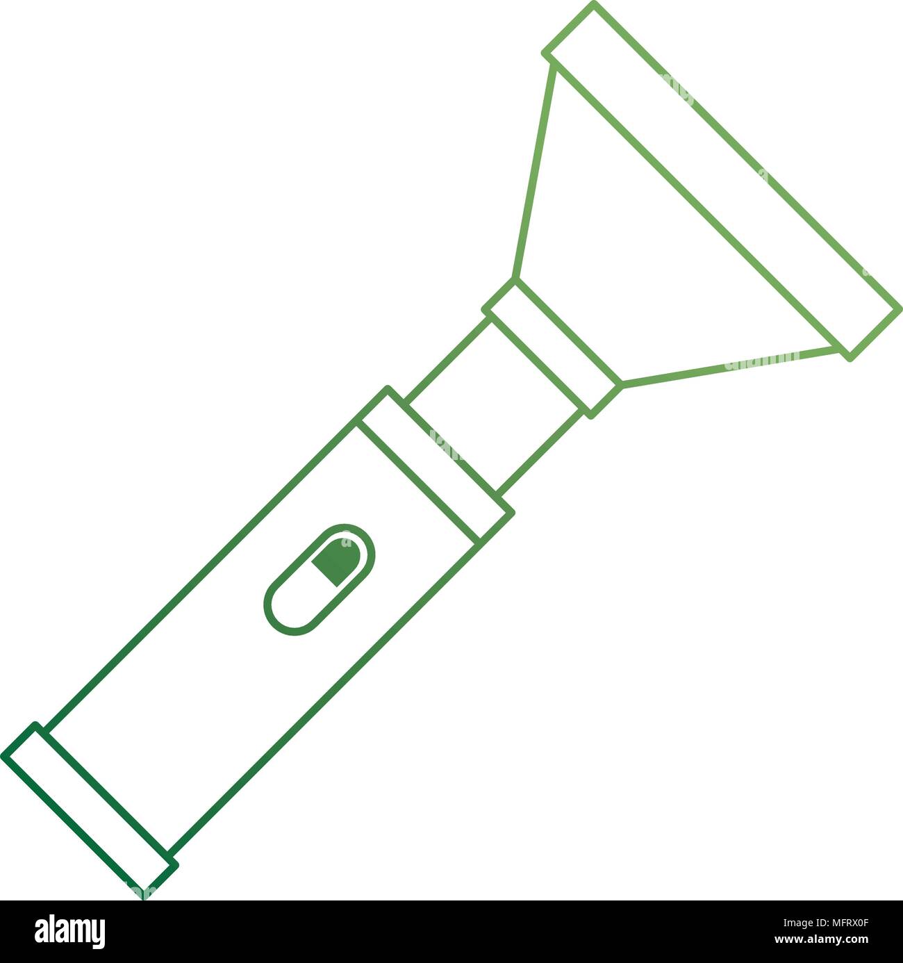 L'équipement militaire lumière flash vector illustration design Illustration de Vecteur