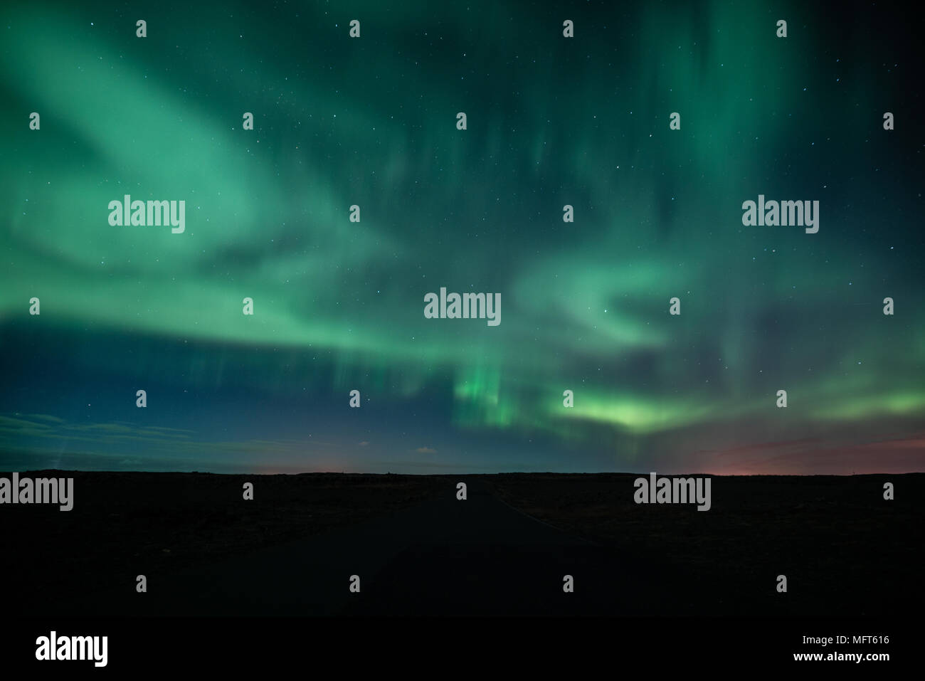 Aurora Borealis aka Northern Lights Banque D'Images