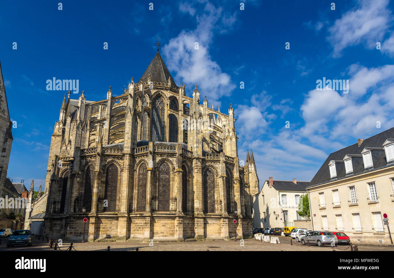 La Cathédrale Saint Gatien de Tours, France, région Centre Banque D'Images