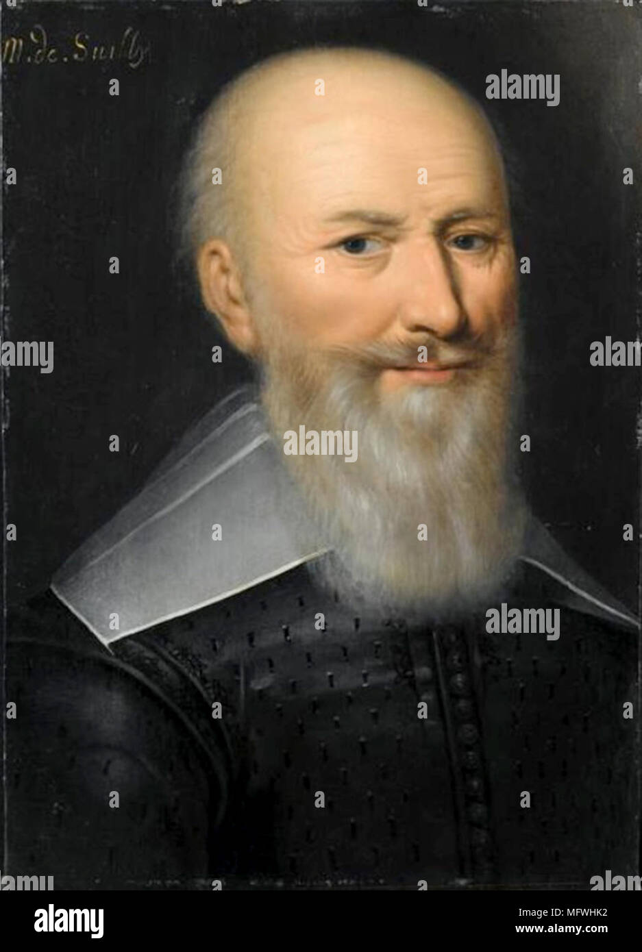Maximilien de Béthune, duc de Sully, Marquis de Rosny et Nogent, comte de muret et de Villebon, vicomte de Meaux (1560 - 1641), gentilhomme, soldat, homme d'État Banque D'Images