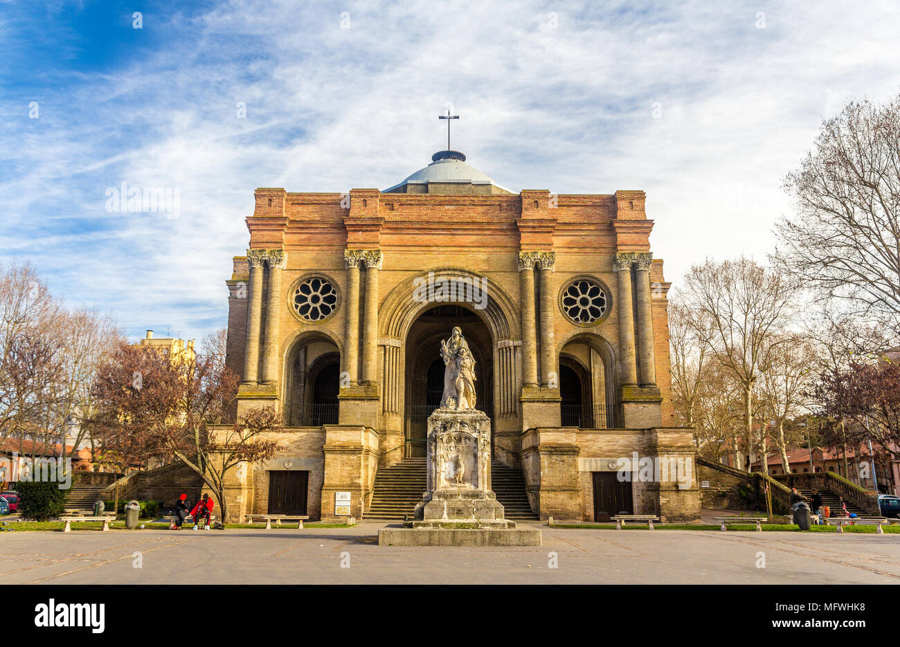 Église Saint Aubin à Toulouse - France Banque D'Images