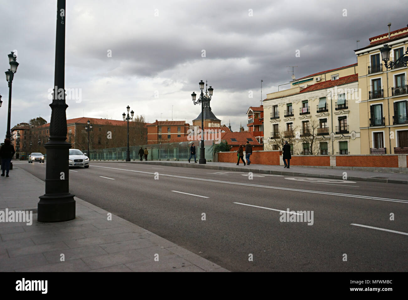 Calle Bailen, Madrid, Espagne Banque D'Images