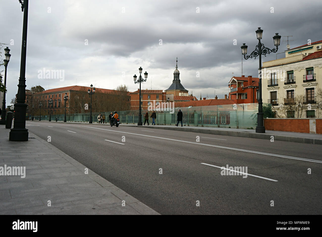 Calle Bailen, Madrid, Espagne Banque D'Images
