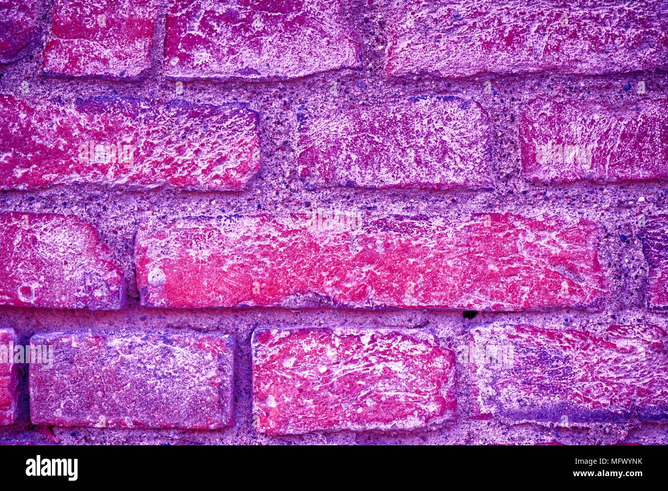 Ultra purple brick wall texture, fond de ciment pour le site web ou des périphériques mobiles. Banque D'Images