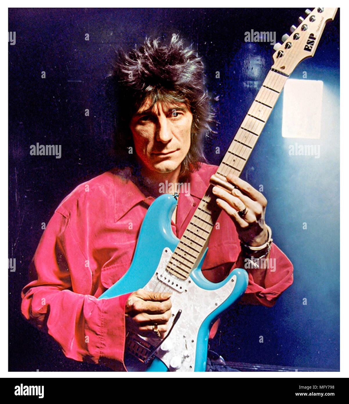 Rolling Stones Ron Wood Banque D'Images