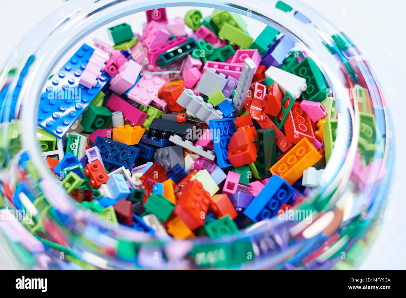 LEGO briques Banque D'Images