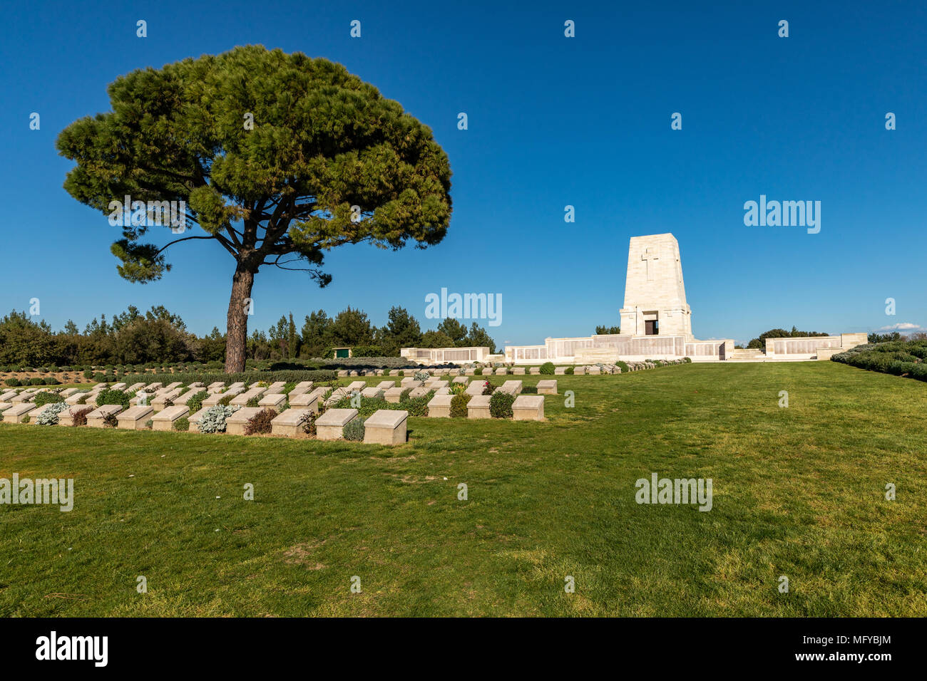 Cimetière de Lone Pine, Gallipoli, Turquie Banque D'Images