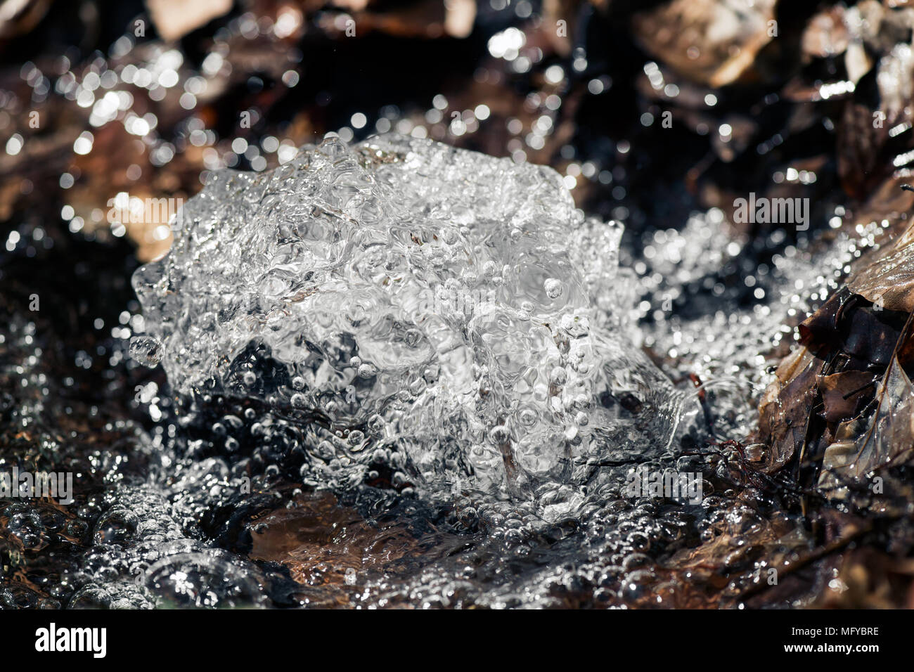 Close up of water splash Banque D'Images