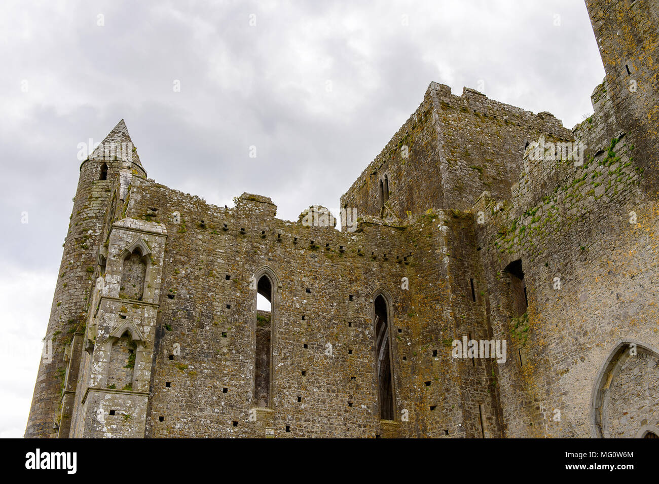 Chapelle du Roi Cormac Mac Carthaigh sur le Rock of Cashel (Carraig Phadraig), Cashel des Rois et Saint Patrick's Rock Banque D'Images