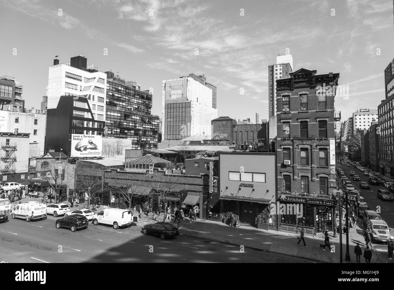New york Banque d'images noir et blanc - Alamy