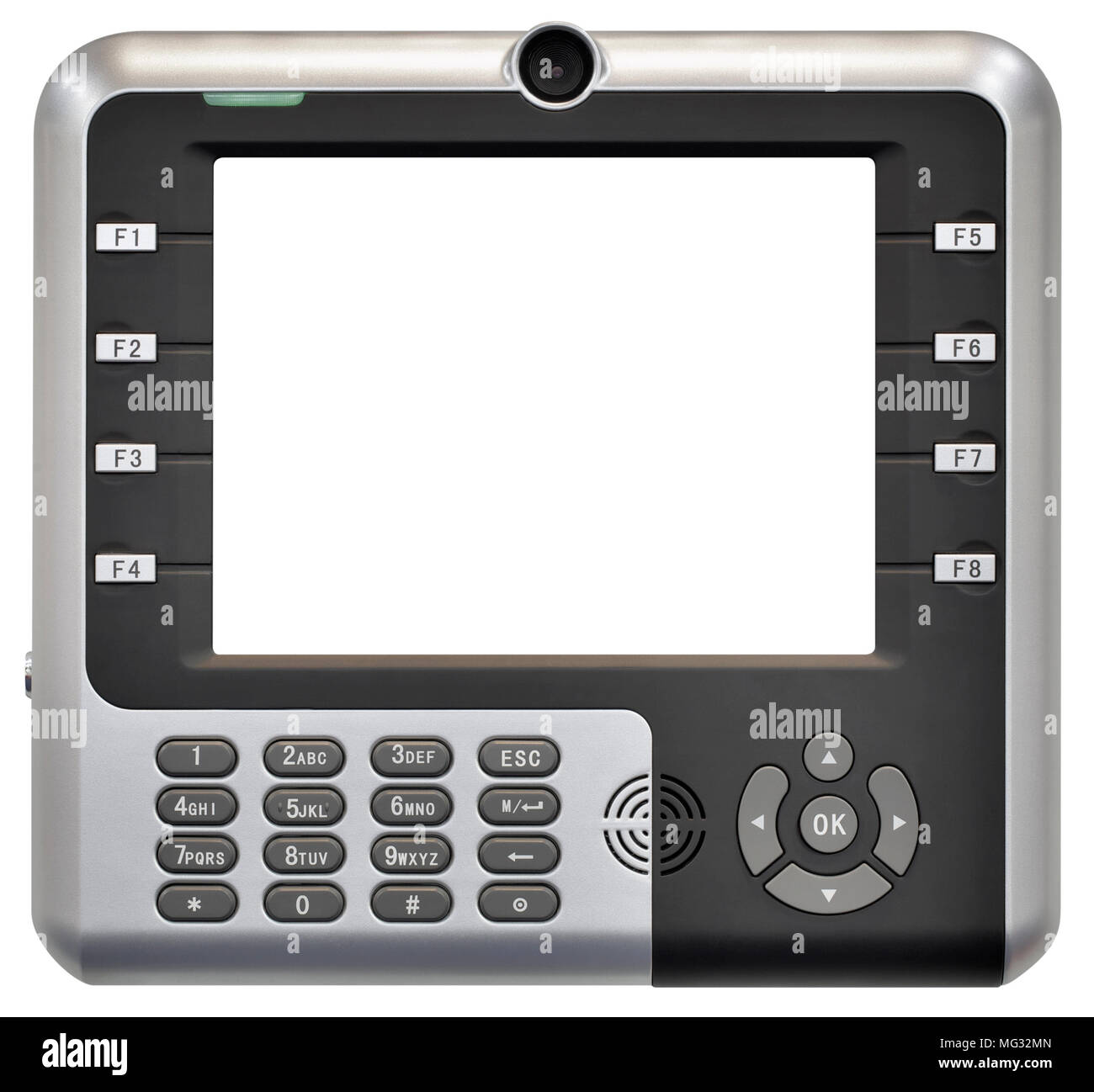 Moniteur Interphone Surveillance découpe contrôleur Banque D'Images