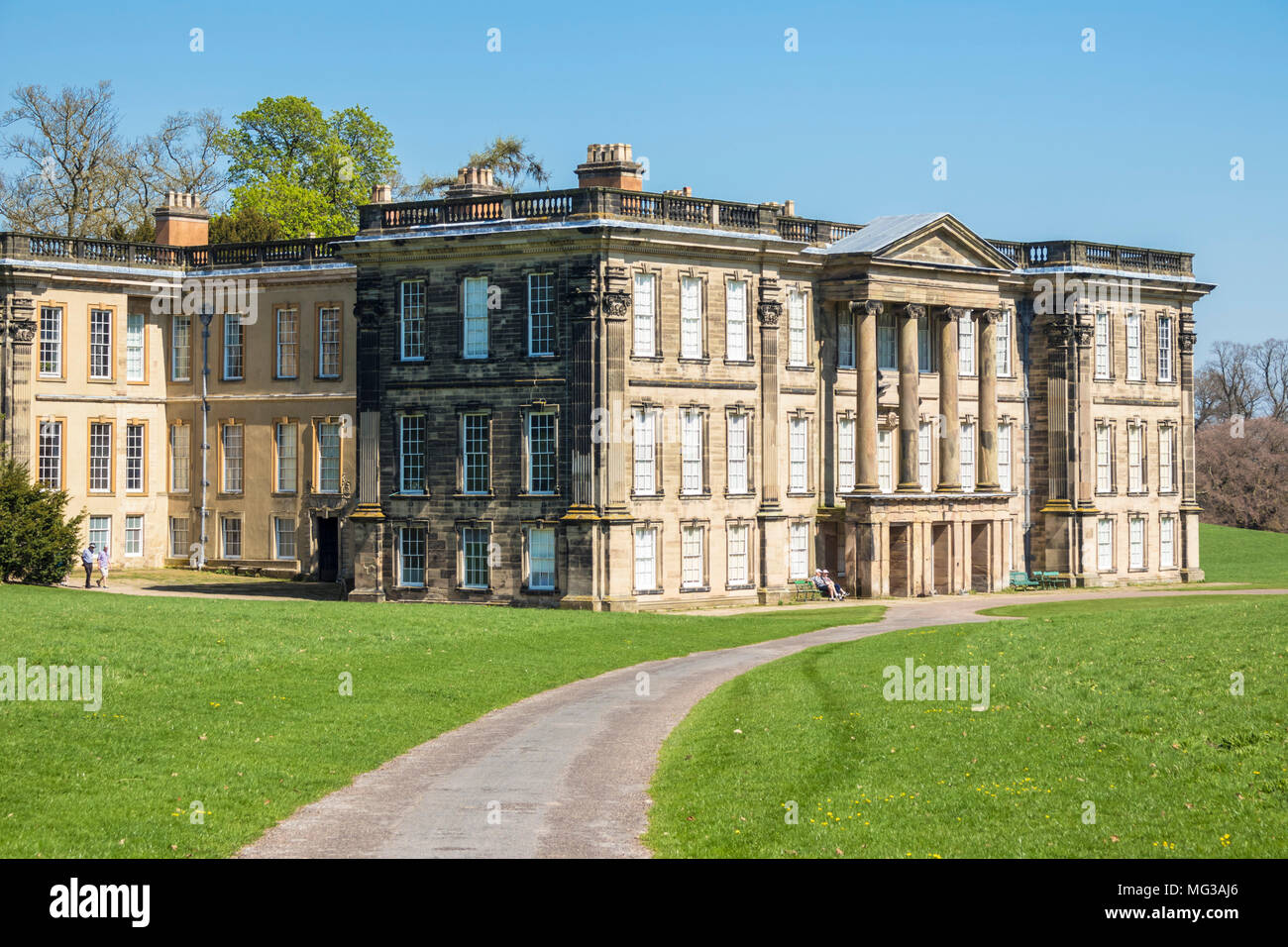 Abbaye de calke derbyshire stately home uk calke Abbey Park ticknall angleterre derbyshire uk go europe Banque D'Images