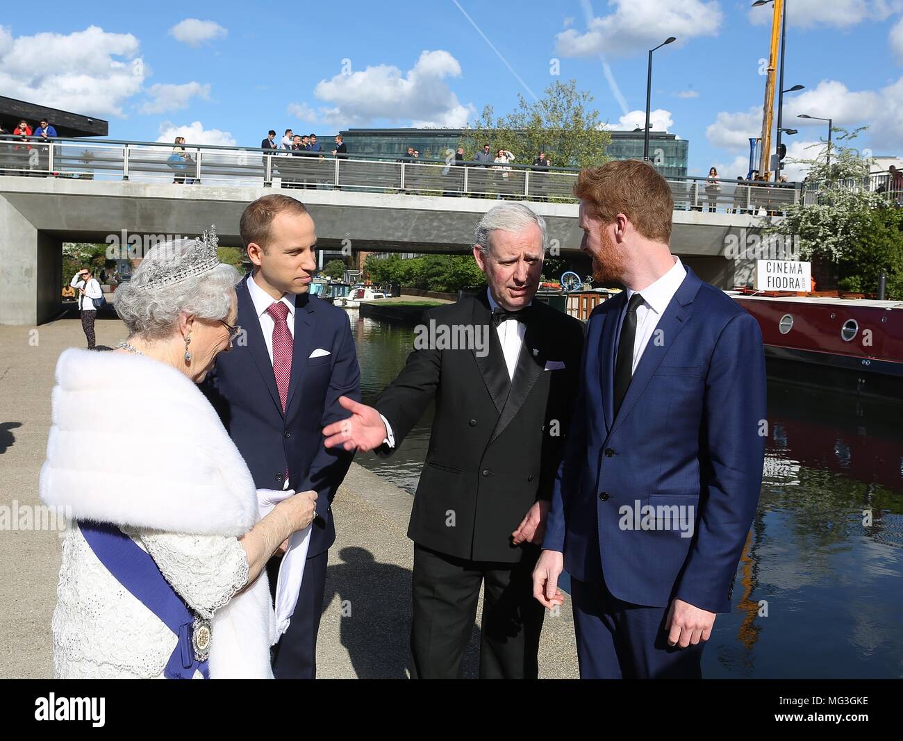 Bain à remous avec Royal assimilés célébrant le prince Harry's stag n 26 avril 2018 Banque D'Images
