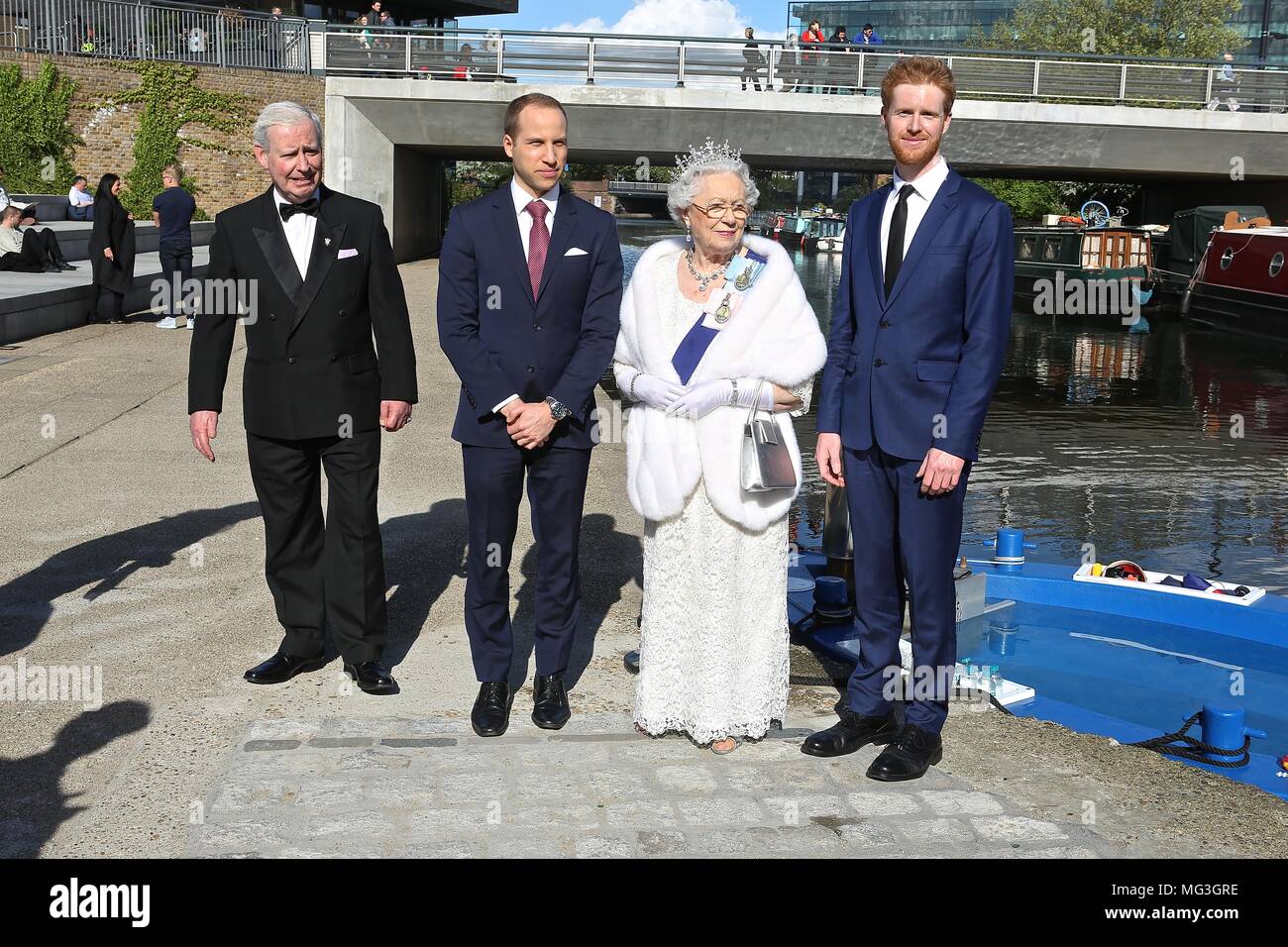Bain à remous avec Royal assimilés célébrant le prince Harry's stag n 26 avril 2018 Banque D'Images