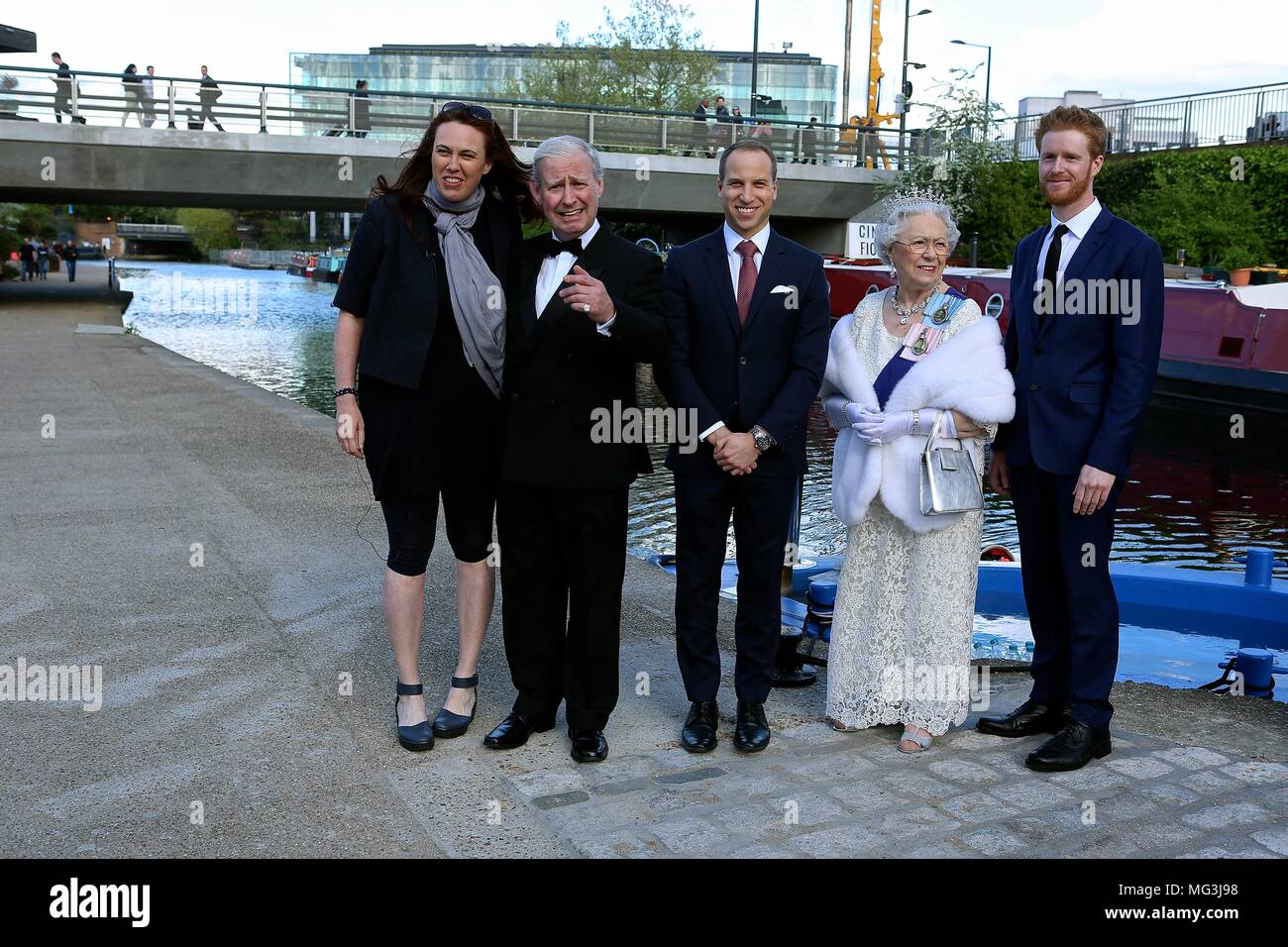 Bain à remous avec Royal assimilés célébrant le prince Harry's stag n 26 avril 2018 Banque D'Images