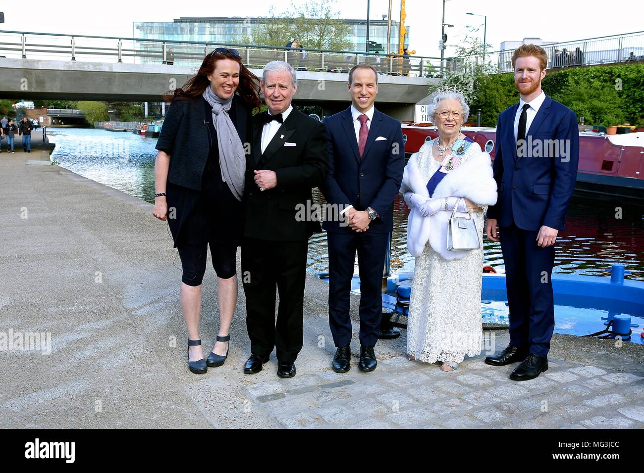 Bain à remous avec Royal assimilés célébrant le prince Harry's stag n 26 avril 2018 Banque D'Images