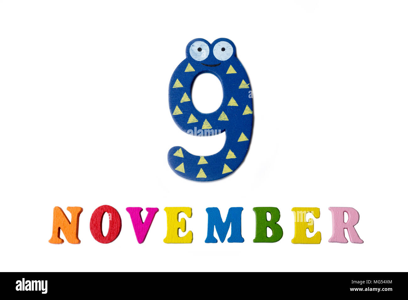 Icon 9 calendar Banque d'images détourées - Alamy