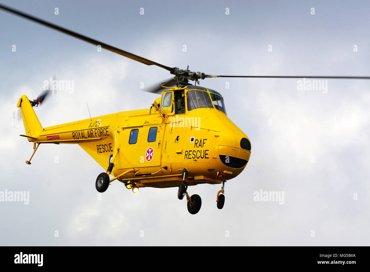 Westland Whirlwind HAR10 XJ729,G-BVGE, RAF Valley, Anglesey, North Wales, Royaume-Uni, Banque D'Images