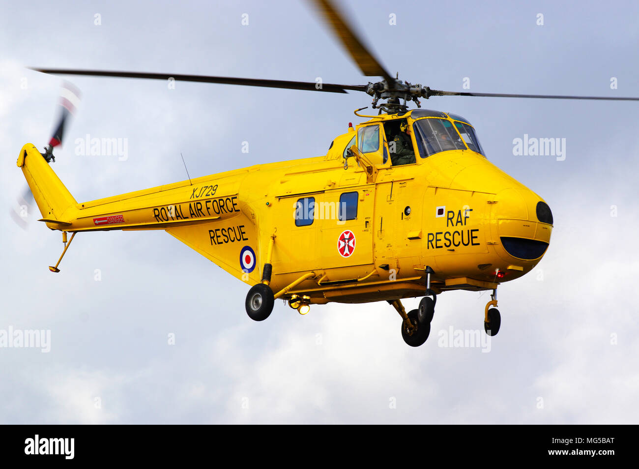 Westland Whirlwind HAR10 XJ729,G-BVGE, RAF Valley, Anglesey, North Wales, Royaume-Uni, Banque D'Images